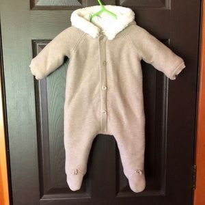 Insulated soft footed bodysuit